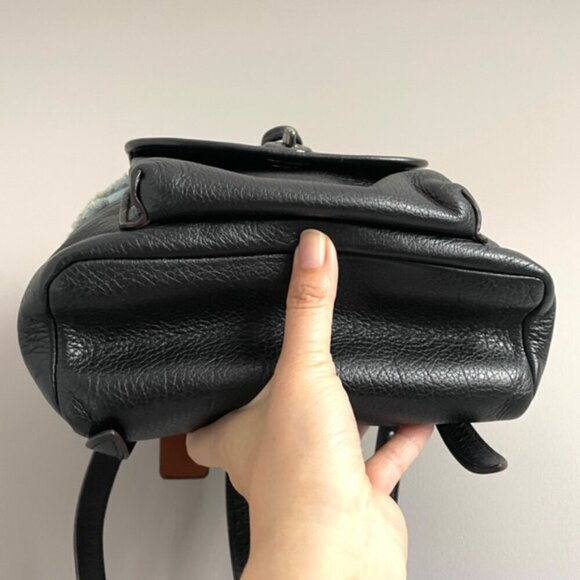 Coach Canyon Quilt Denim Patchwork Turnlock Rucksack Backpack - Picture 9 of 16